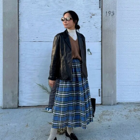 R13 Kilt Skirt Plaid Wool - Picture 6 of 7